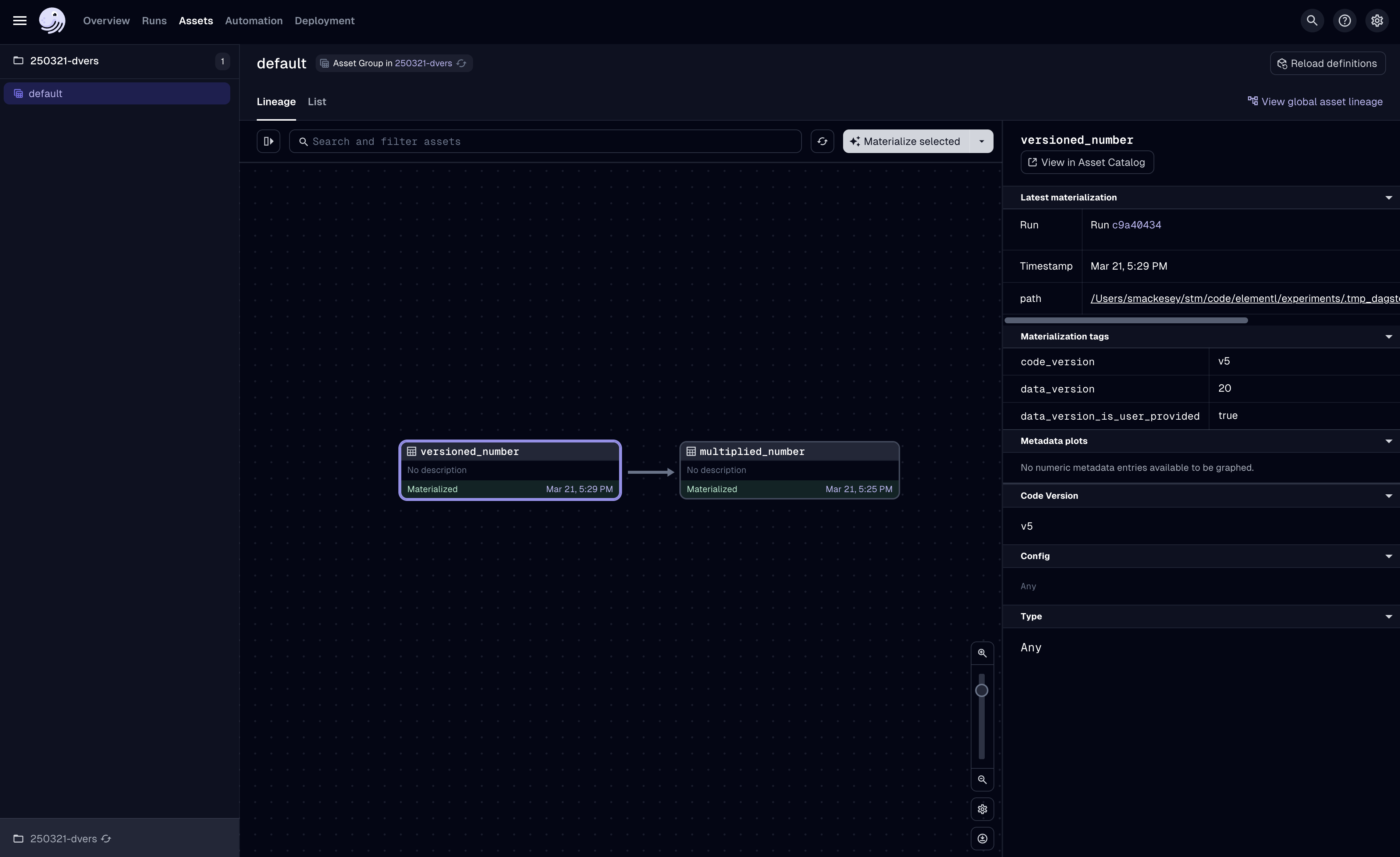 Manual data versions 2